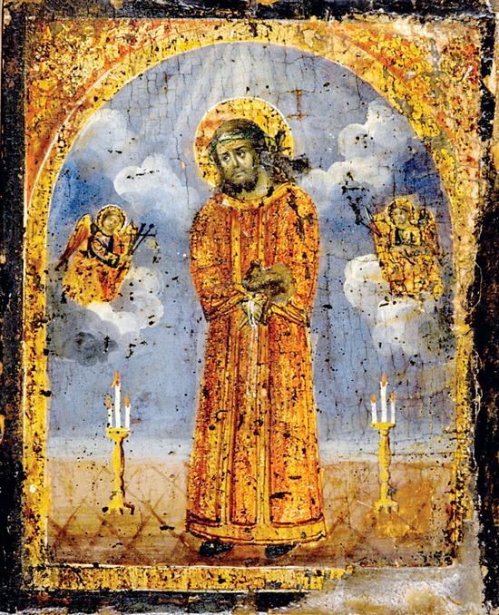 Russian icon (19th century) CHRIST