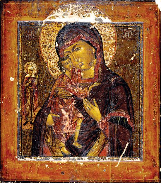 Russian icon 19th century KAZAN 135375