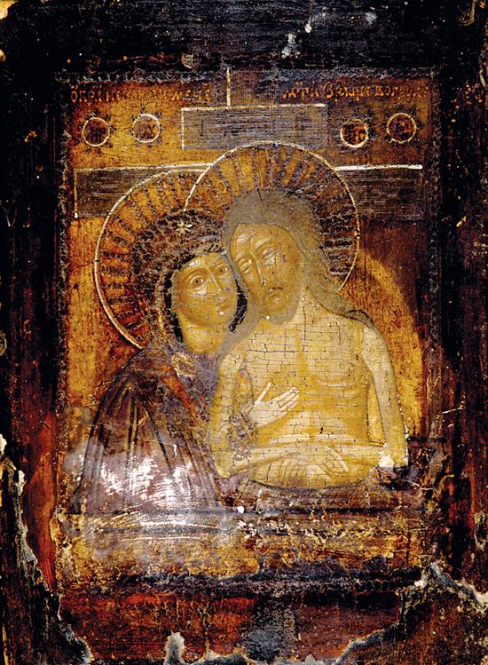 Russian icon 19th century KAZAN 13536e