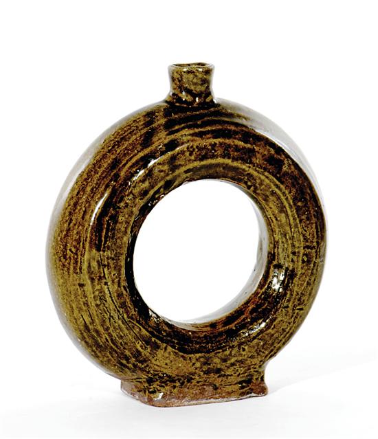 Southern stoneware ring jug possibly 1353f6