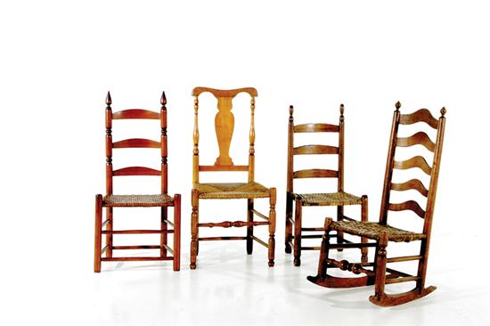 Early American country chairs 18th 135409