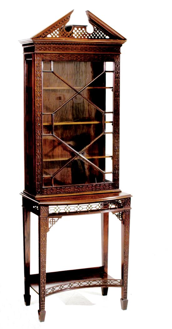 Chinese Chippendale style mahogany