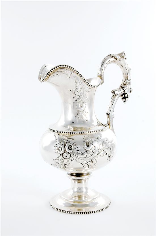 American coin silver beverage pitcher 135447