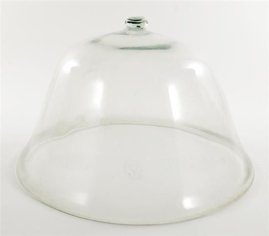 French blown glass garden cloche 135497