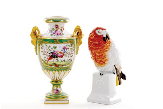 Rosenthal parrot and English urn 1354ae