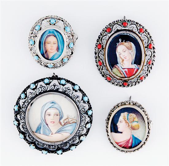 Continental portrait miniatures 1354d9