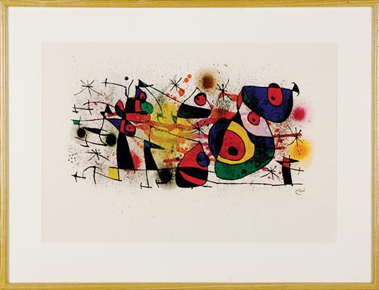 Joan Miro after Spanish 1893 1983  1354dd