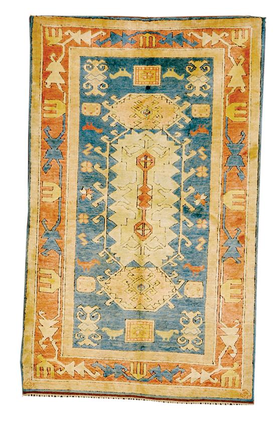 Tribal carpet 4 5 x 7 2  1354f4