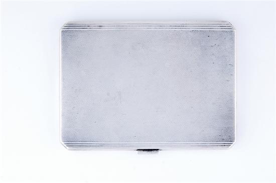 English sterling cigarette case