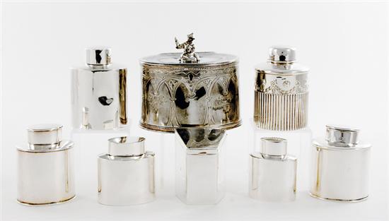 English sterling tea caddies 3 135552