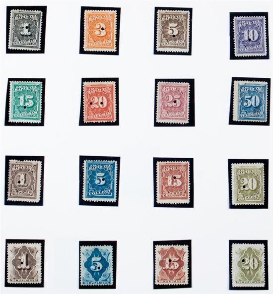 Collection of Telegraph stamps including