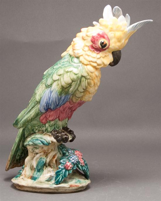 Stangl ceramic figure of a cockatoo