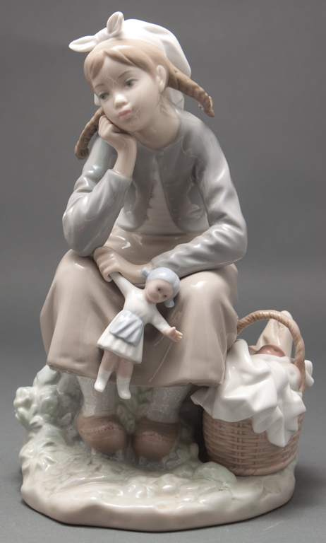 Lladro porcelain figural group: