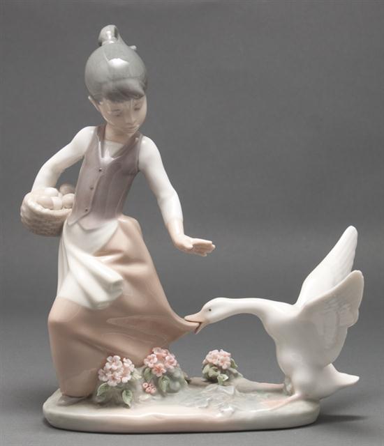 Lladro porcelain figural group: