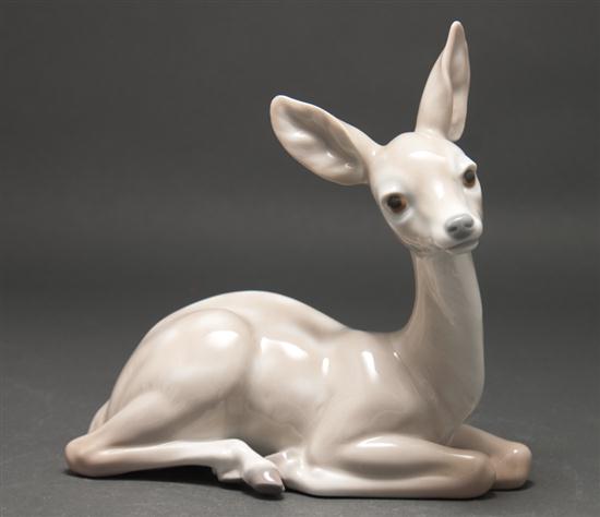 Lladro porcelain deer figure no  1358cc