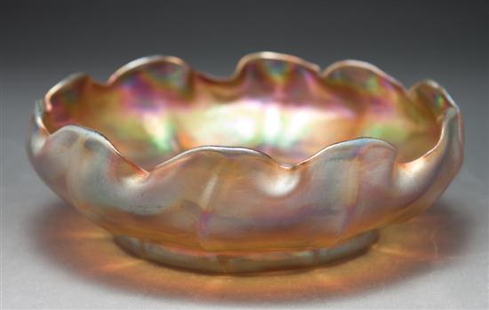 Tiffany favrile glass bowl first 1358f5