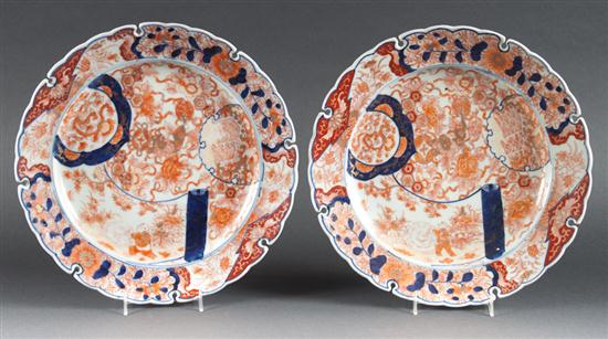 Pair of Japanese Imari porcelain