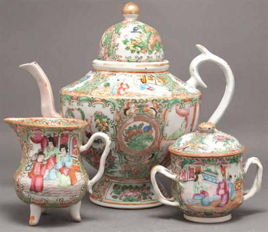 Chinese Export Rose Medallion porcelain