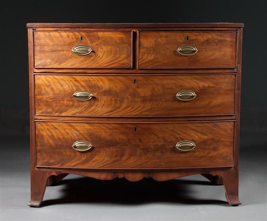 George III mahogany chest of drawers 135979