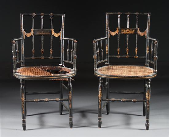 Pair of Regency chinoiserie decorated 135990