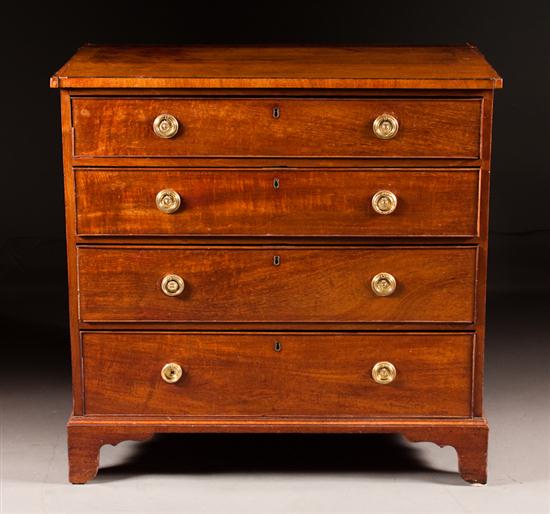 George III mahogany chest of drawers 1359b7