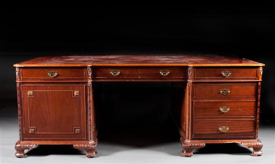 Georgian style mahogany partners