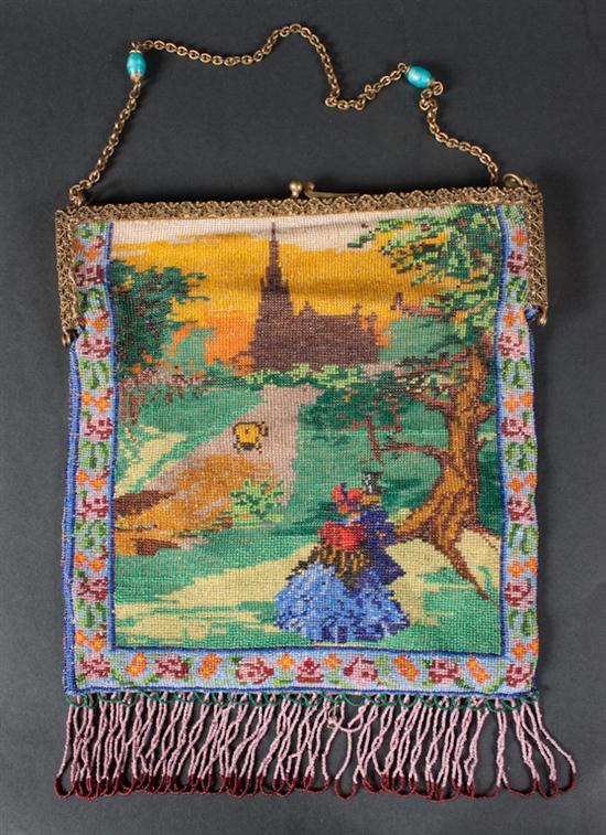 Lady's beaded purse late 19th century