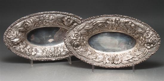 Pair of American repousse sterling 135ac8