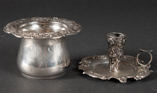 Two American repousse sterling 135ad0