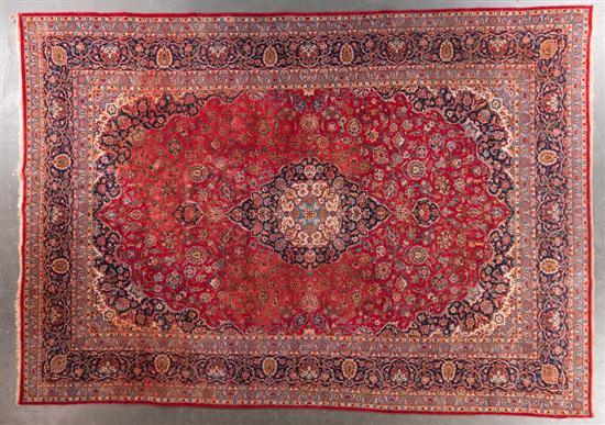 Keshan carpet Iran circa 1970 10 4 135afc