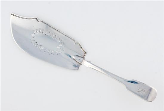 Georgian sterling fish slice Exeter 135b1d