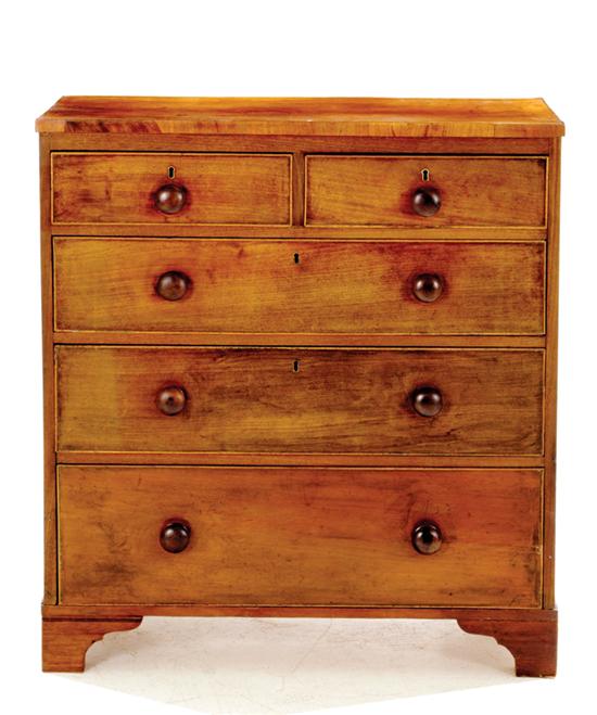 Georgian mahogany chest of drawers 135b24