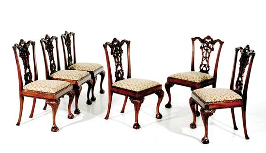 Set of Chippendale style carved 135b2a