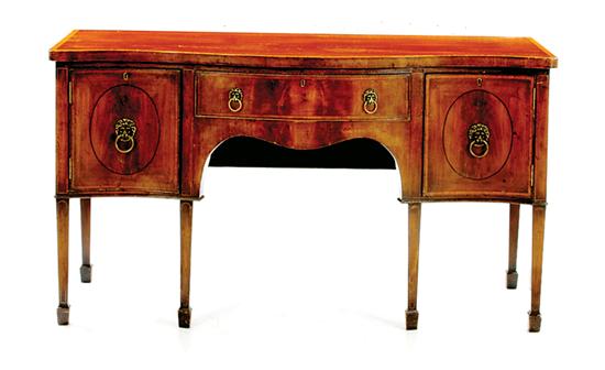 George III mahogany serpentine 135b3d