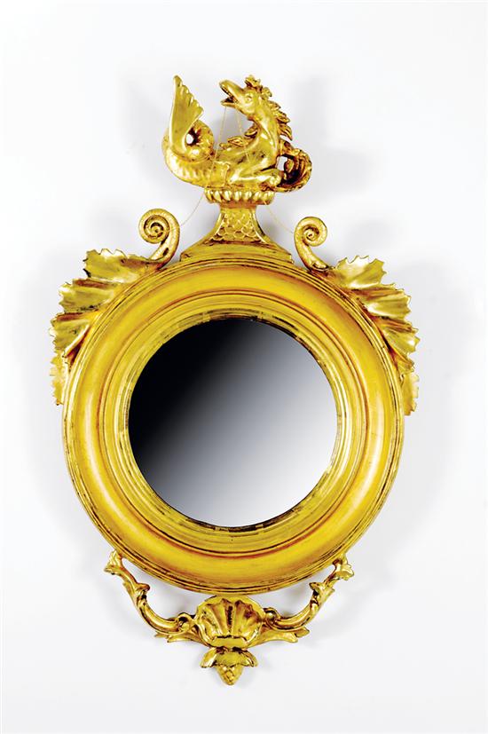 Regency carved giltwood convex 135b53