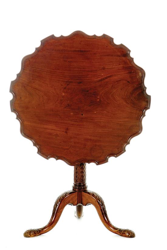 Irish mahogany tilt top tea table 135b60