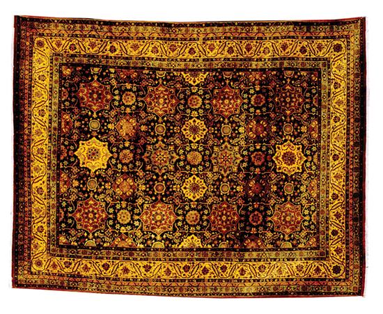 Kashan carpet 8' x 10'1'' 	 				