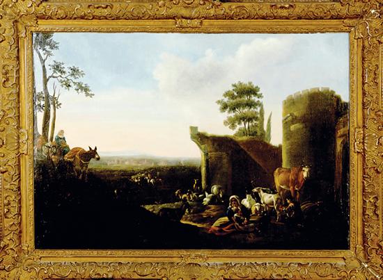 Nicolaes Berghem (follower of) Dutch