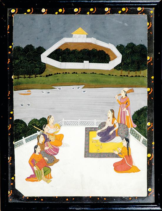 Indian school miniature painting