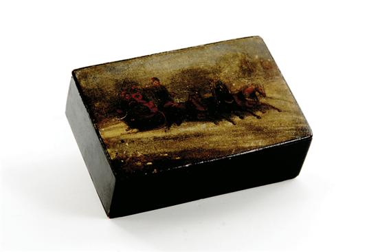 Russian pictorial lacquered box 135c0c