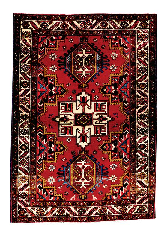 Persian Heriz carpet 3 10 x 5 6  135c87