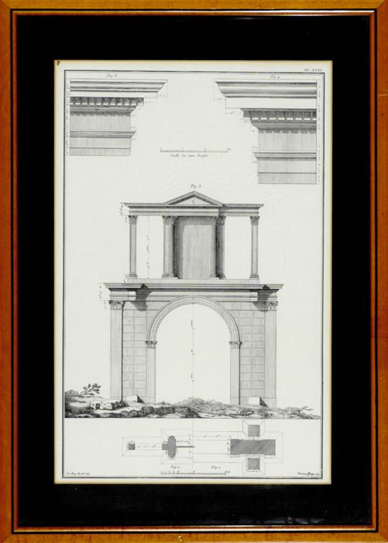 Collection architectural prints