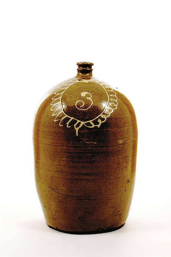 Southern stoneware jug Chandler 135cfd