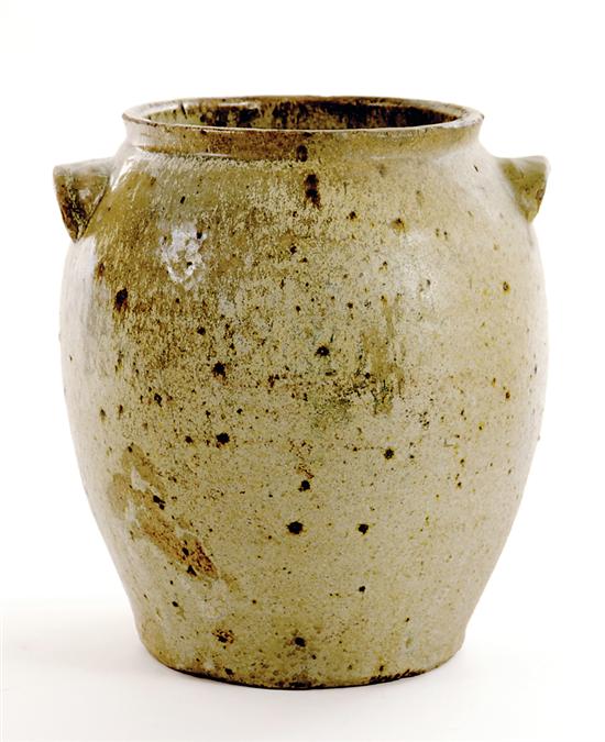 Southern stoneware storage jar 135cff