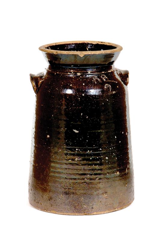 Southern stoneware storage jar 135d01