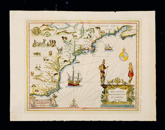 Map of America after Joannis Janssonius 135d1e