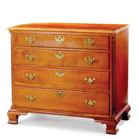 Chippendale cherry chest of drawers 135d3f