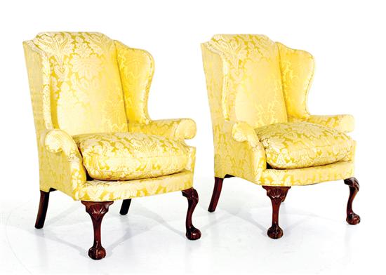 Pair Southwood wingback chairs 135d59