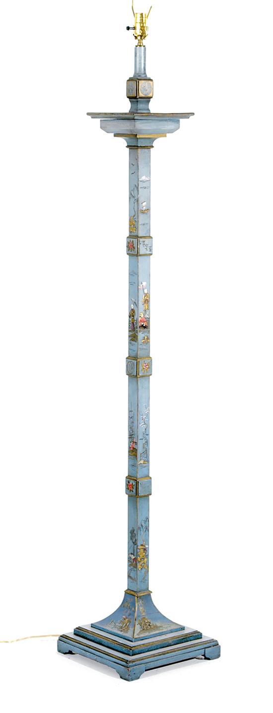 Chinoiserie decorated floor lamp 135d86