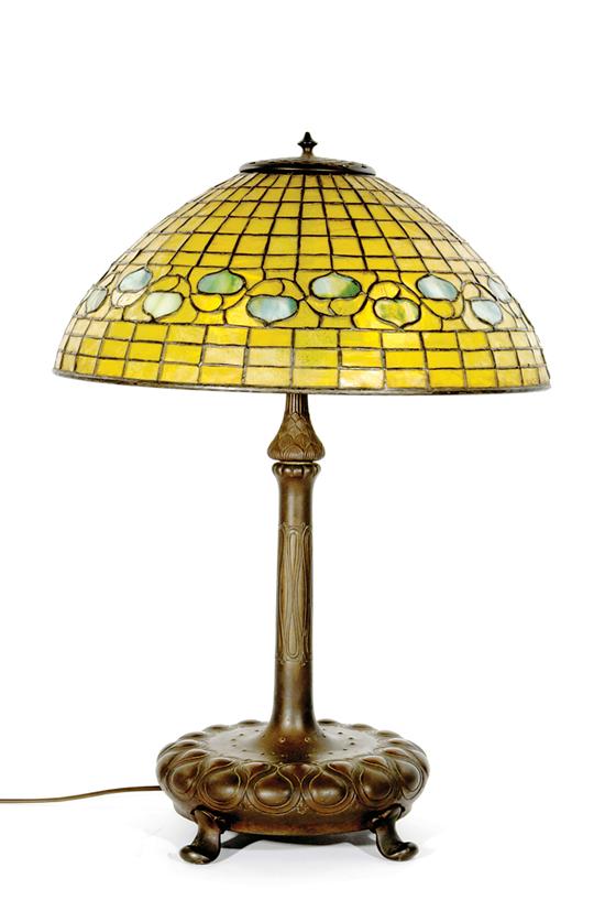 Tiffany Studios Acorn shade and bronze